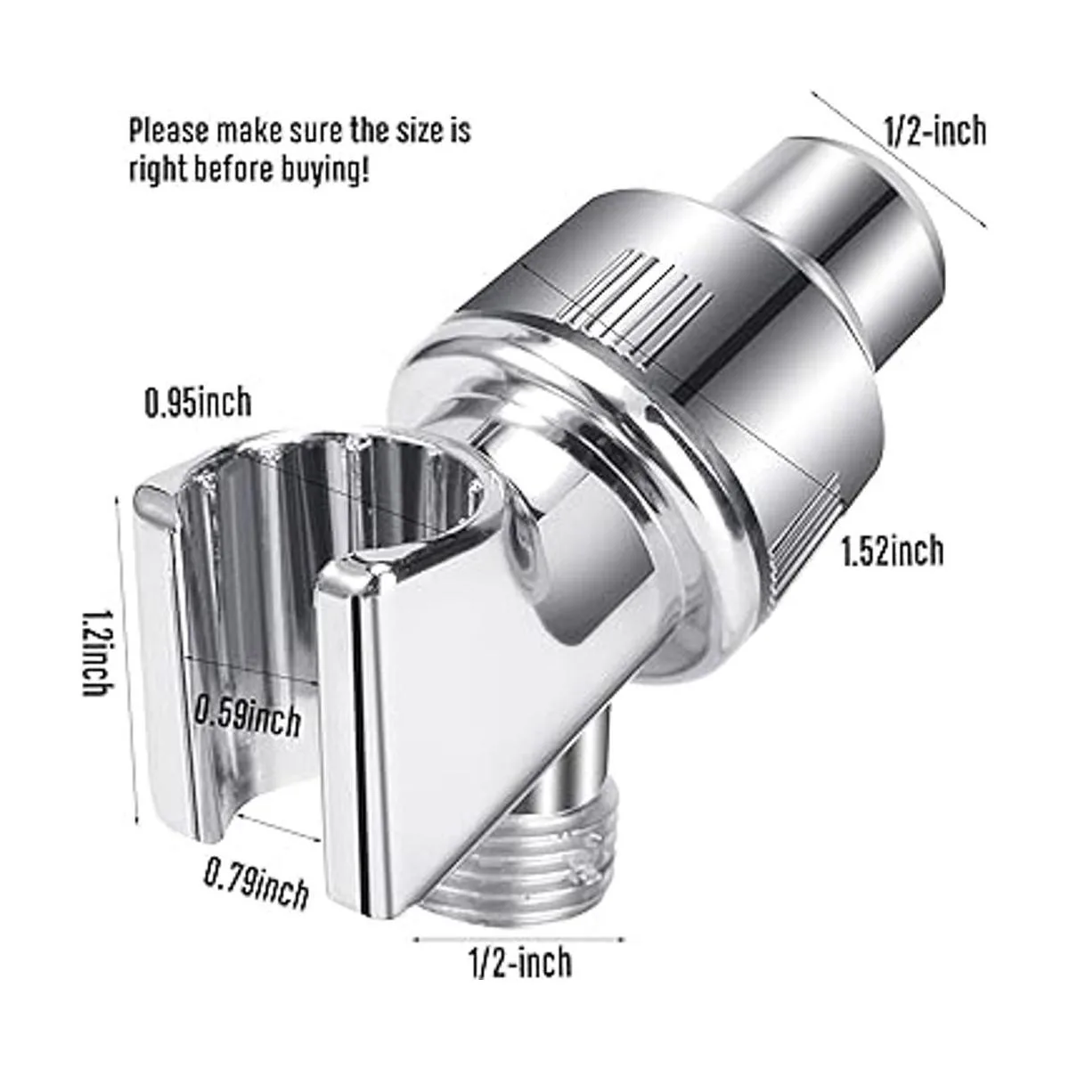 Soporte de brazo de ducha para cabezal de ducha de mano_3