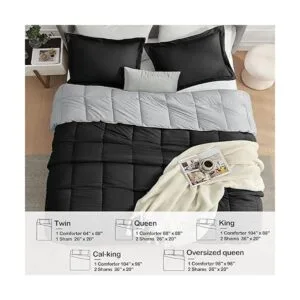 Homelike Moment Juego de edredón alternativo ligero de_4