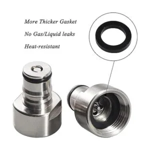 PERA Keg acoplador adaptador Sankey a Ball Lock Quick_3