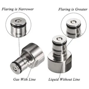 PERA Keg acoplador adaptador Sankey a Ball Lock Quick_4