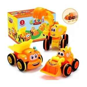 Juguetes para un niño de 2 años 3 camiones alimentados_1