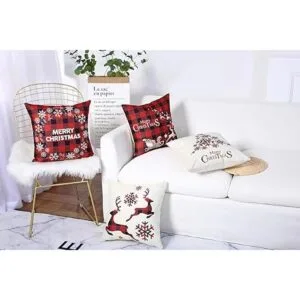 Fundas de cojín Mimacoo para decoración de Navidad_3