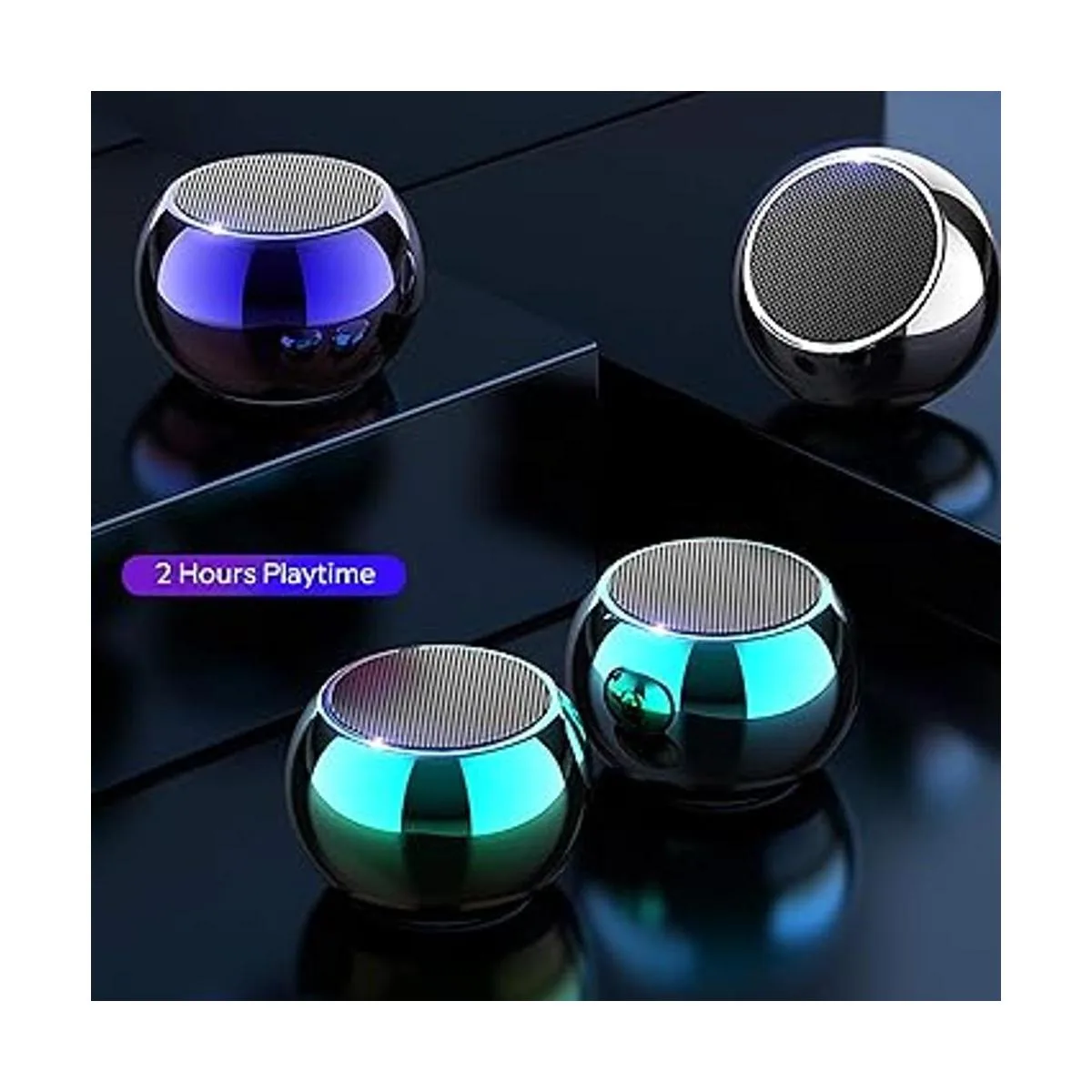 TWS Altavoces Bluetooth portátiles pequeños con sonido_4