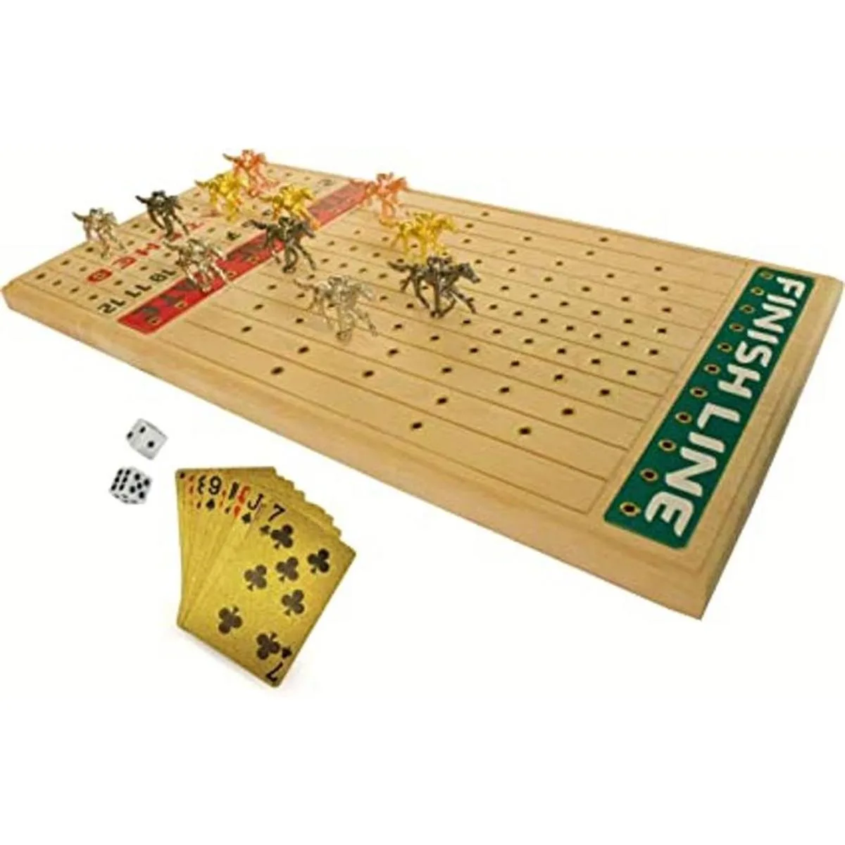 Juego de mesa de carreras de caballos FINENI con caballos_1