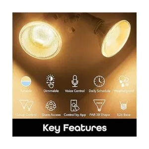 Geeni LUX Reflector inteligente color blanco bombilla_2