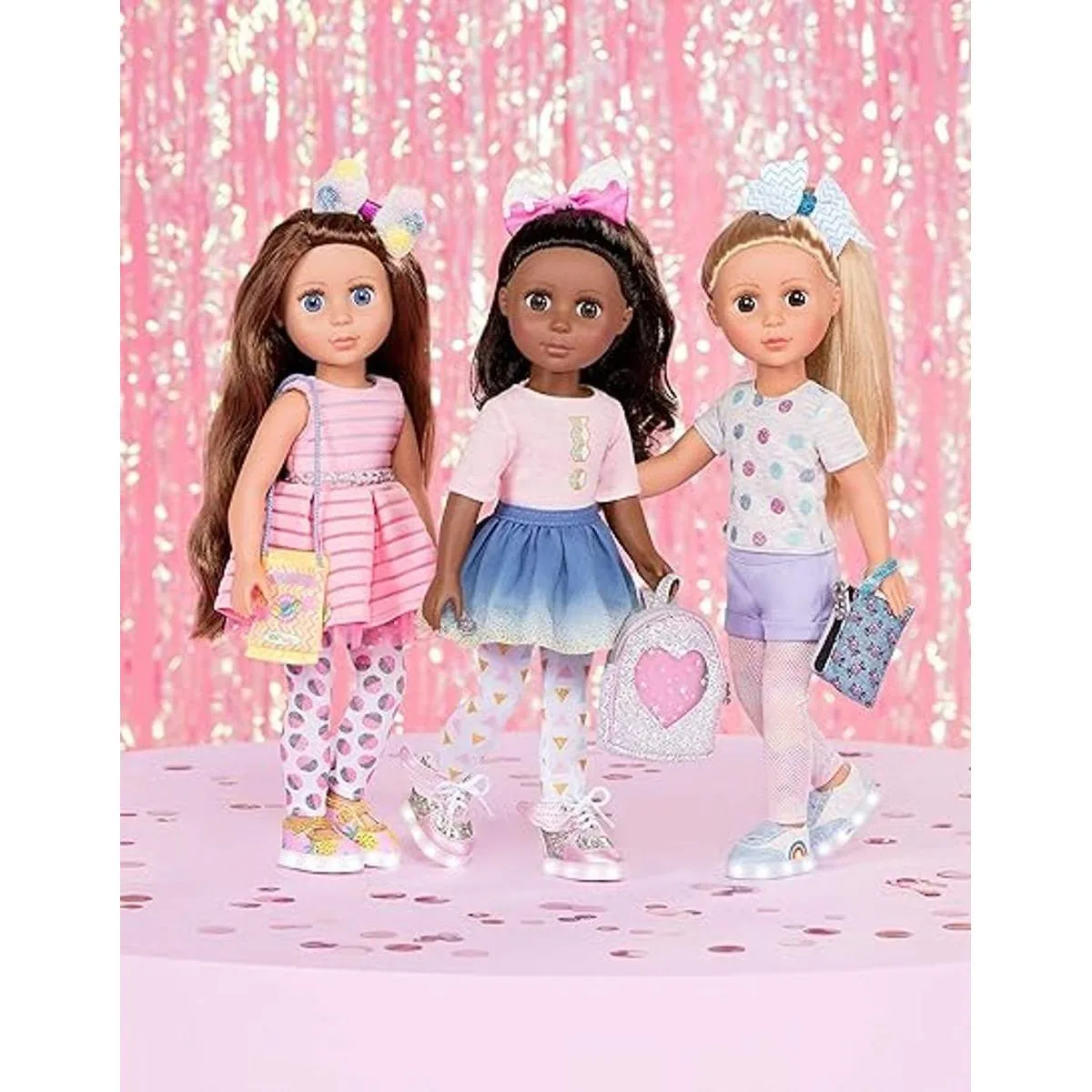 Glitter Girls Zapatos con luz Cosmic Glow para muñecas_5