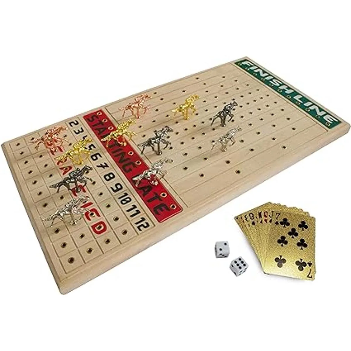Juego de mesa de carreras de caballos FINENI con caballos_4