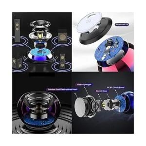 TWS Altavoces Bluetooth portátiles pequeños con sonido_5