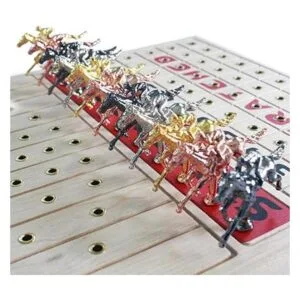 Juego de mesa de carreras de caballos FINENI con caballos_2