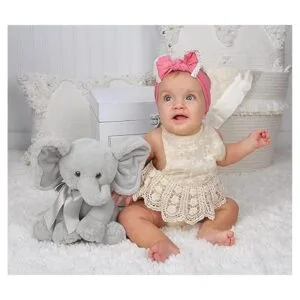 Bearington Baby Spouts Elefante de peluche 12.0 in_2