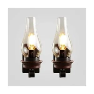 LightInTheBox Rustic Wall Sconce Farmhouse Glass Wall Lamp_1
