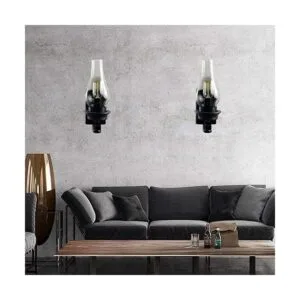 LightInTheBox Rustic Wall Sconce Farmhouse Glass Wall Lamp_2