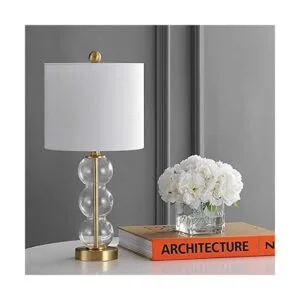 JONATHAN Y JYL1021B Lámpara de mesa LED de vidrio y metal_3