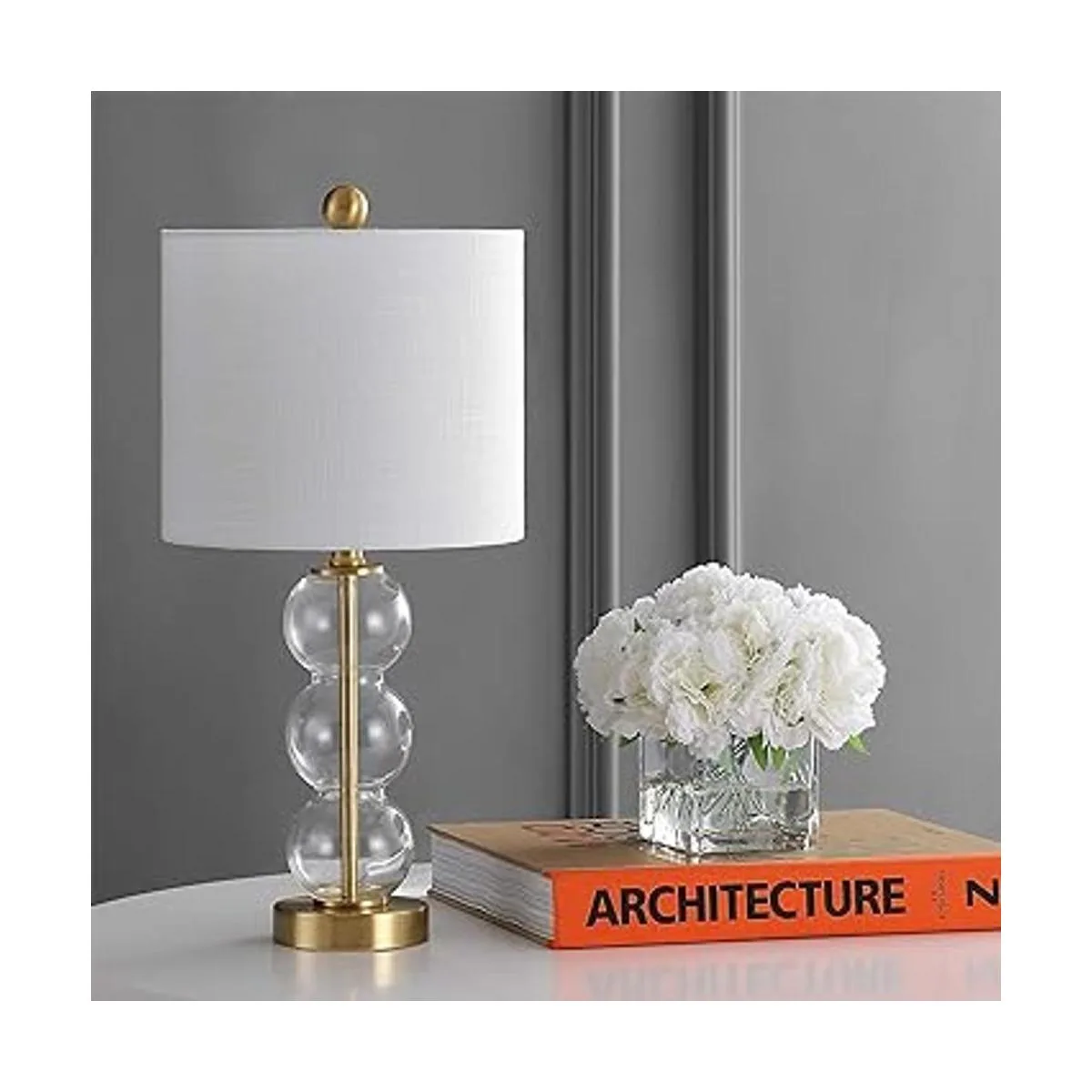 JONATHAN Y JYL1021B Lámpara de mesa LED de vidrio y metal_3