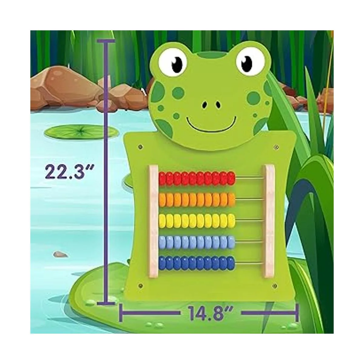 LEARNING ADVANTAGE Panel de pared de actividad de rana_2