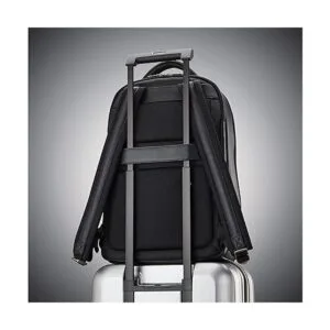 Samsonite Mochila clásica de cuero Negro talla única