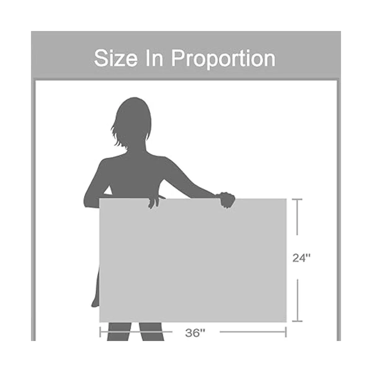 Arte de pared en lienzo para ventana falsa vista de