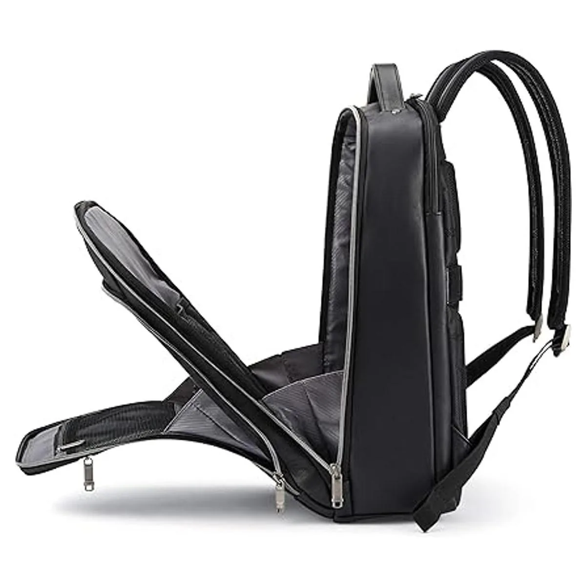 Samsonite Mochila clásica de cuero Negro talla única