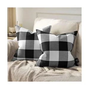 Phantoscope Juego de 2 fundas cuadradas para almohada o_1