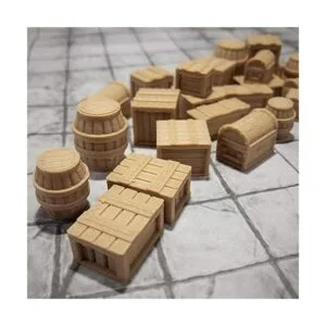 Cajas de pino para juegos extruidos barriles y cofres_2