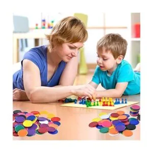 Coopay 300 unidades de 10 colores de plástico contadores_3