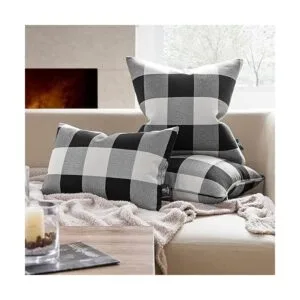 Phantoscope Juego de 2 fundas cuadradas para almohada o_2