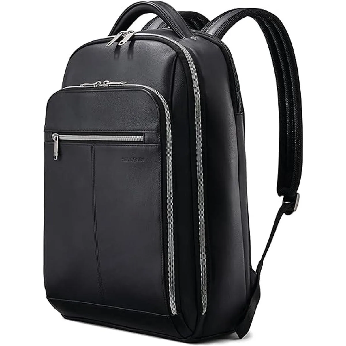 Samsonite Mochila clásica de cuero Negro talla única