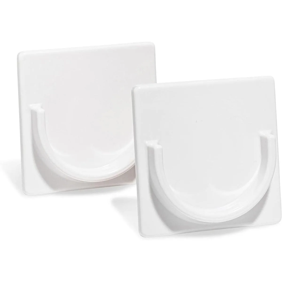 Adherion Soporte adhesivo para tubo de cortina de baño