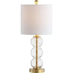 JONATHAN Y JYL1021B Lámpara de mesa LED de vidrio y metal_1