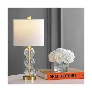 JONATHAN Y JYL1021B Lámpara de mesa LED de vidrio y metal_2