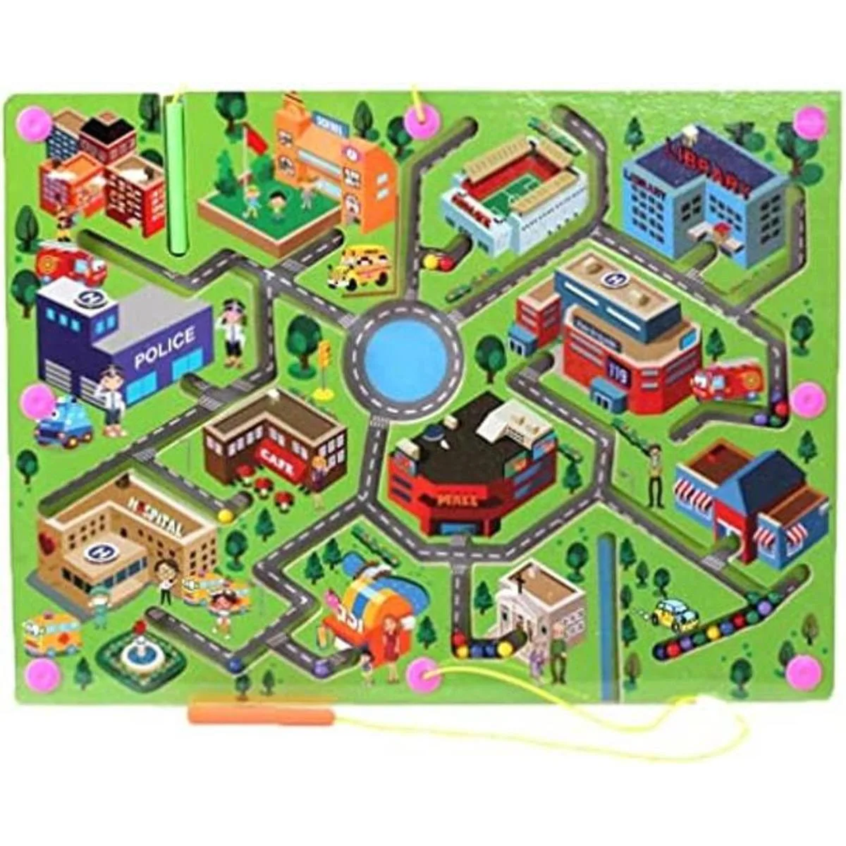 OToys Rompecabezas de madera para niños juego de mesa_1