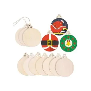 Max Fun 120 piezas de rebanadas de madera de 3.5 pulgadas_3