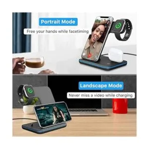 Intoval Cargador inalámbrico cargador 3 en 1 para_6