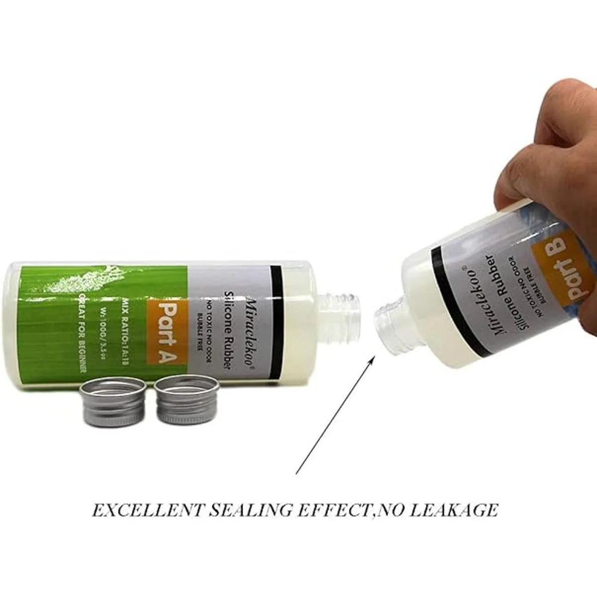 Miraclekoo Kit de fabricación de moldes de silicona