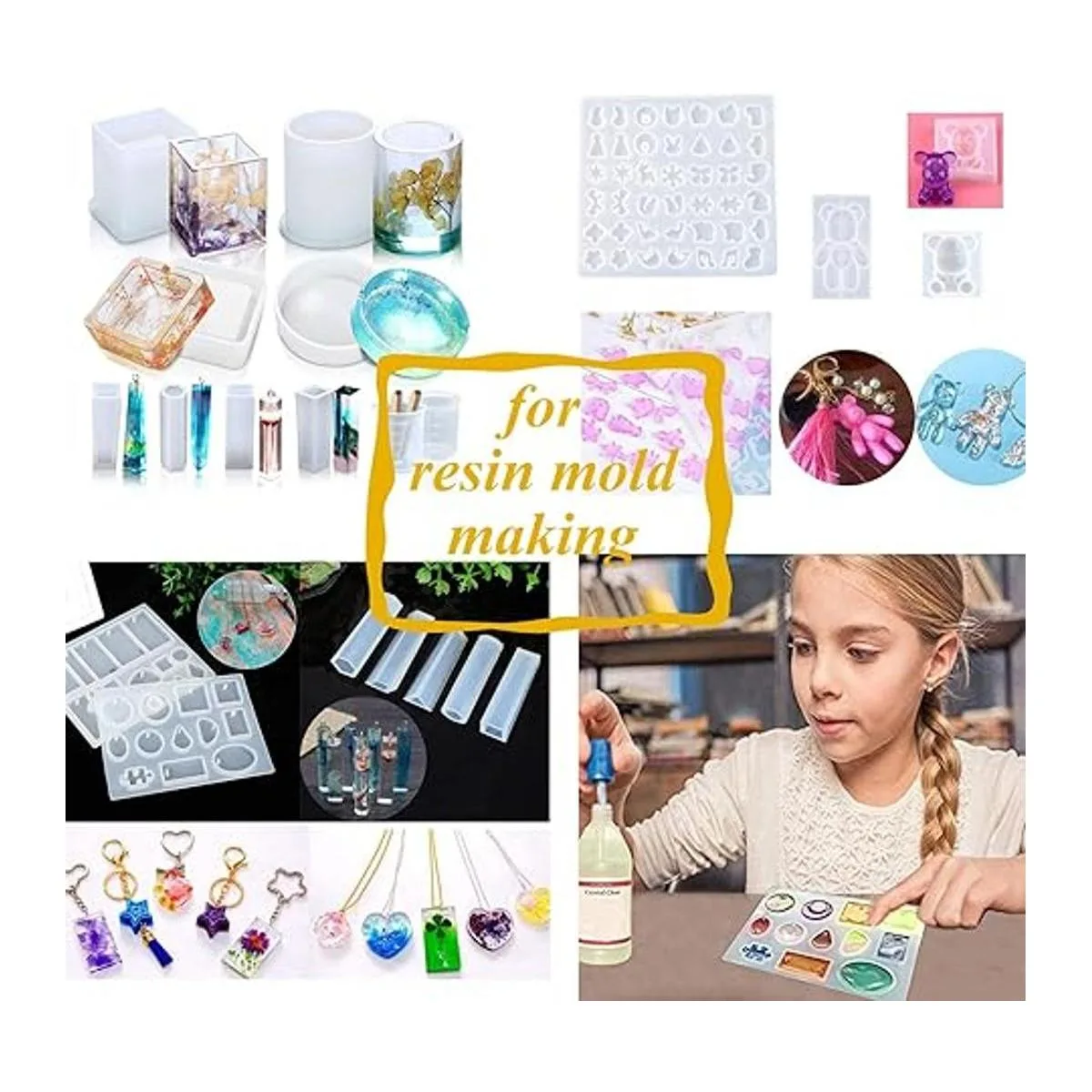 Miraclekoo Kit de fabricación de moldes de silicona
