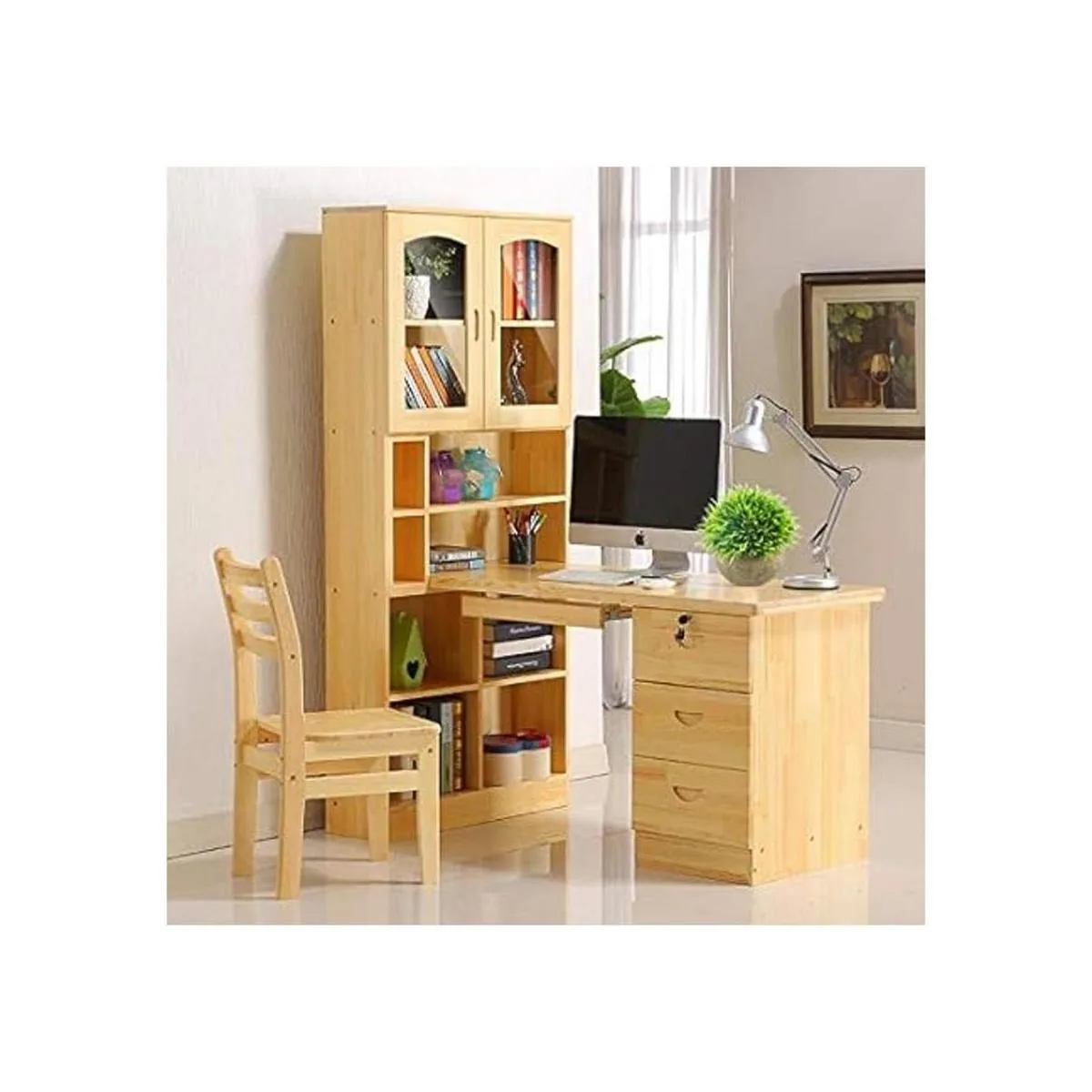 Svenee Mini plantas artificiales arbustos de plástico