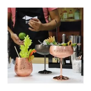 SKY FISH Stemless Stainless Steel Etching Wine Glasses18_5