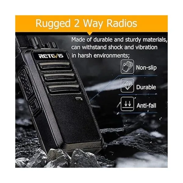 Retevis RT68 Walkie Talkies para adultos radios de 2 vías_3