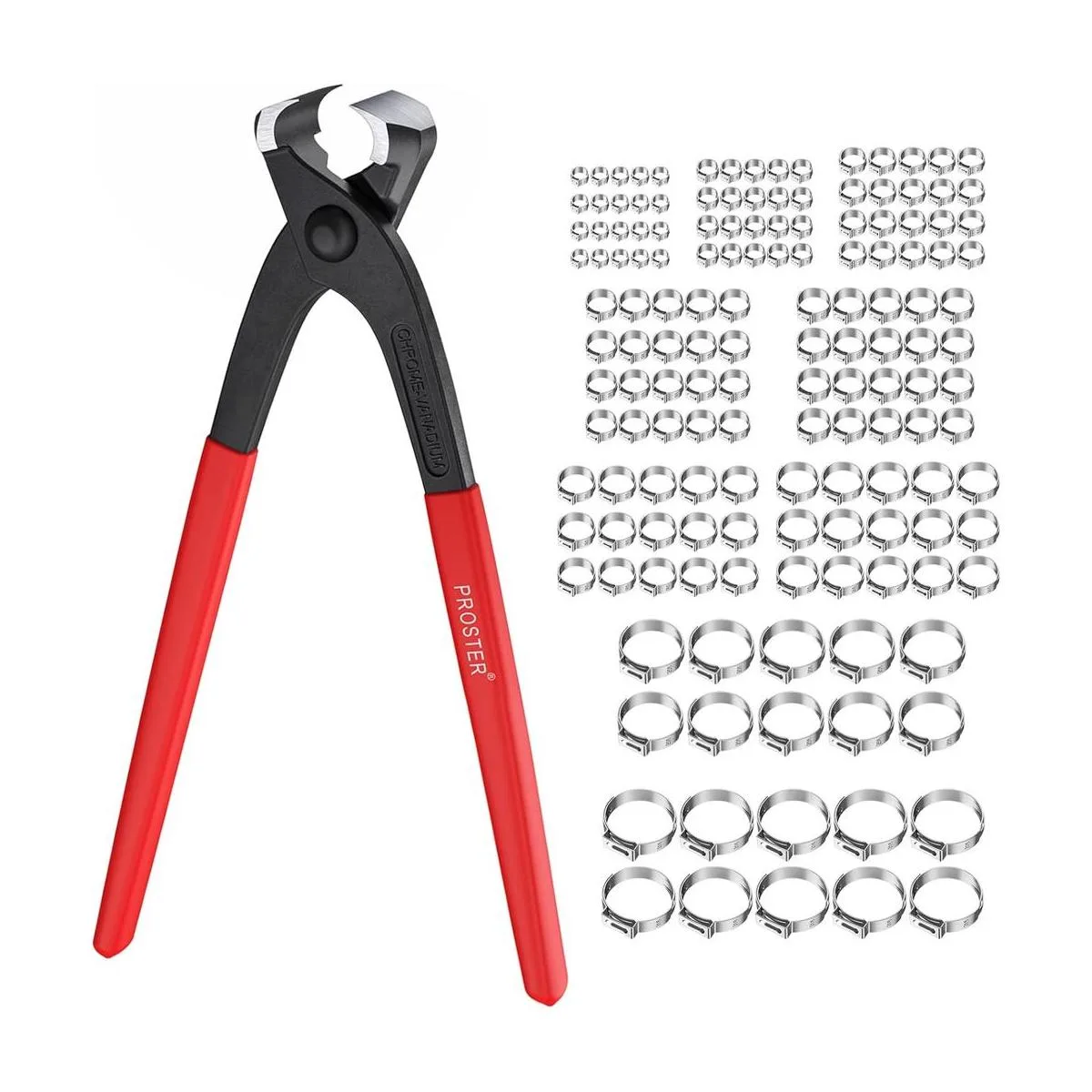 Proster Abrazadera de manguera sin escalones con 200_1