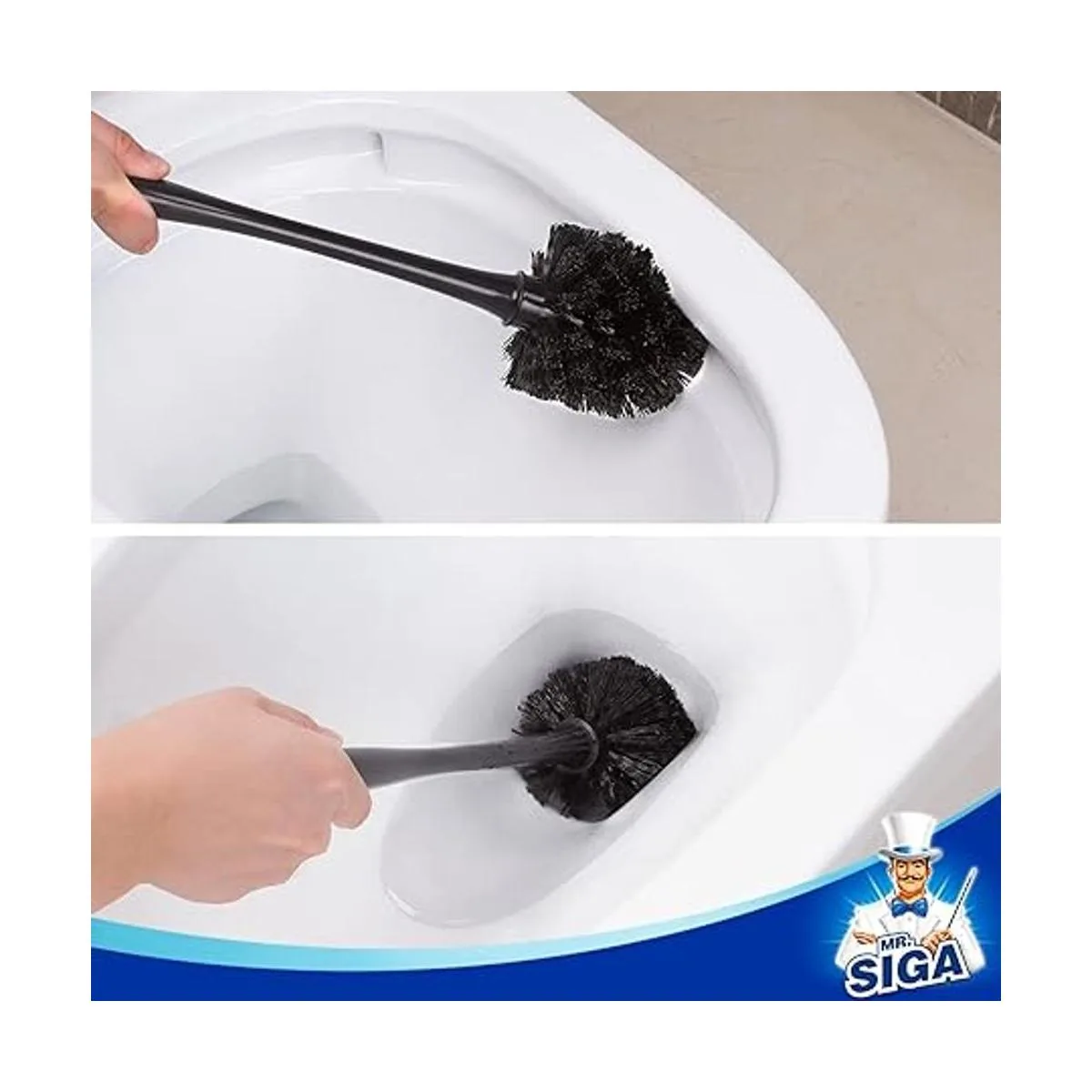 MR.SIGA Combo de cepillo de émbolo de inodoro y cuenco_6