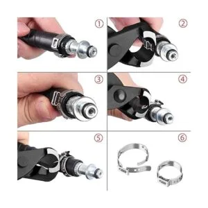 Proster Abrazadera de manguera sin escalones con 200_4