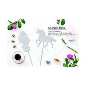 Papel de cartulina con purpurina plateada paquete de 15