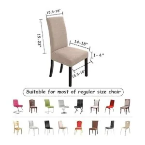 NORTHERN BROTHERS Fundas elásticas para sillas de_5