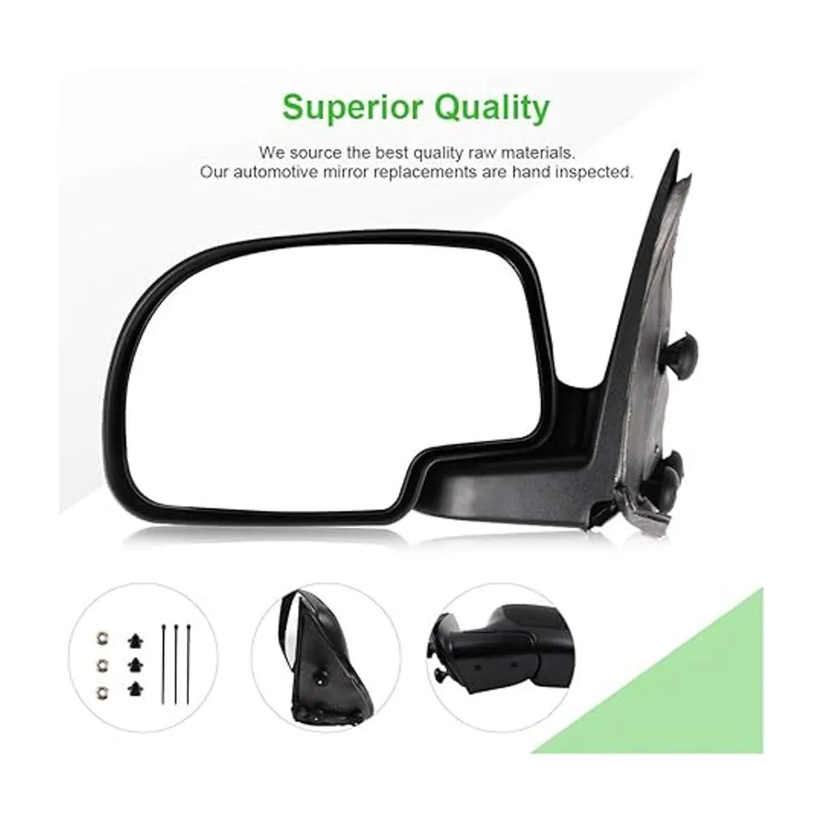 SCITOO Espejo de vista lateral del conductor compatible_2