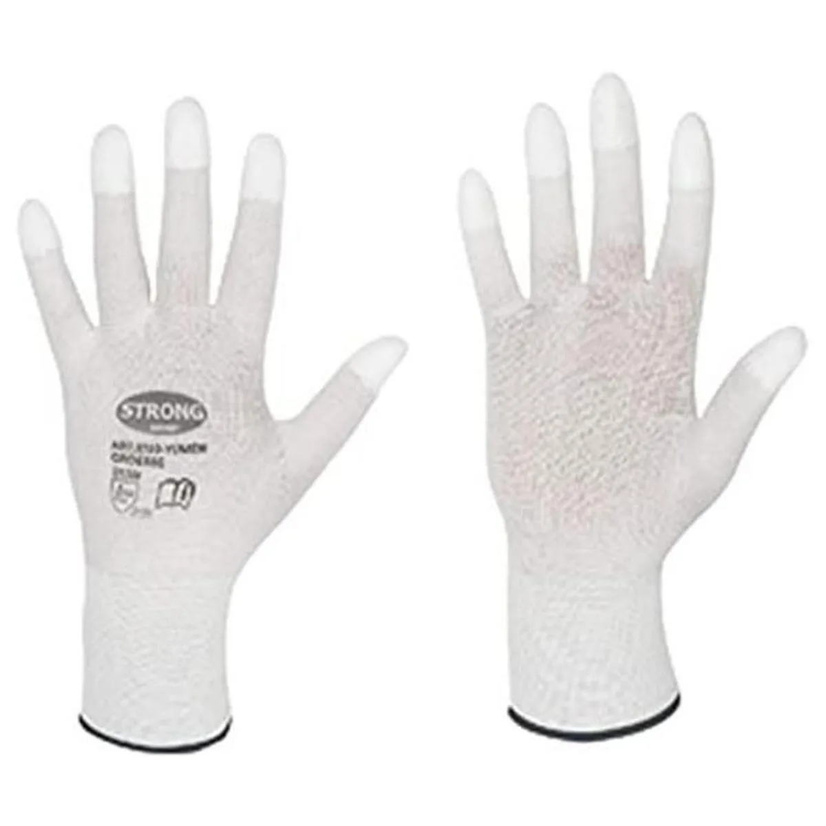 Guantes de trabajo con puntas de los dedos de poliuretano_1