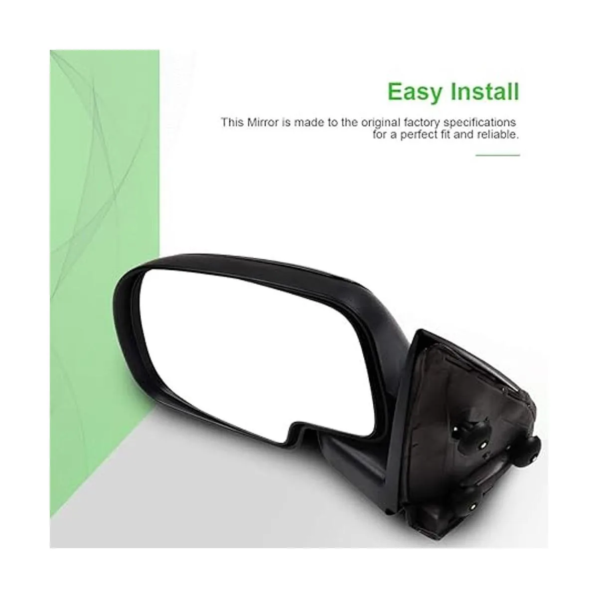 SCITOO Espejo de vista lateral del conductor compatible_3