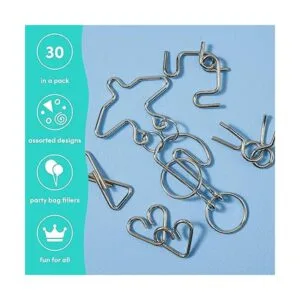 THE TWIDDLERS 30 rompecabezas de metal para niños y_5