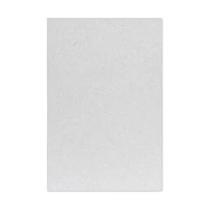 Papel de cartulina con purpurina plateada paquete de 15