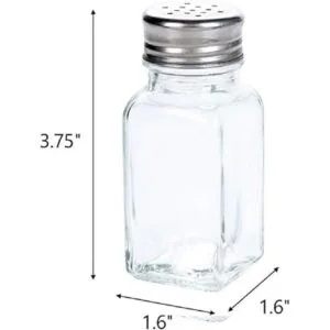 Tebery Juego de 16 cocteleras transparentes de sal y_2