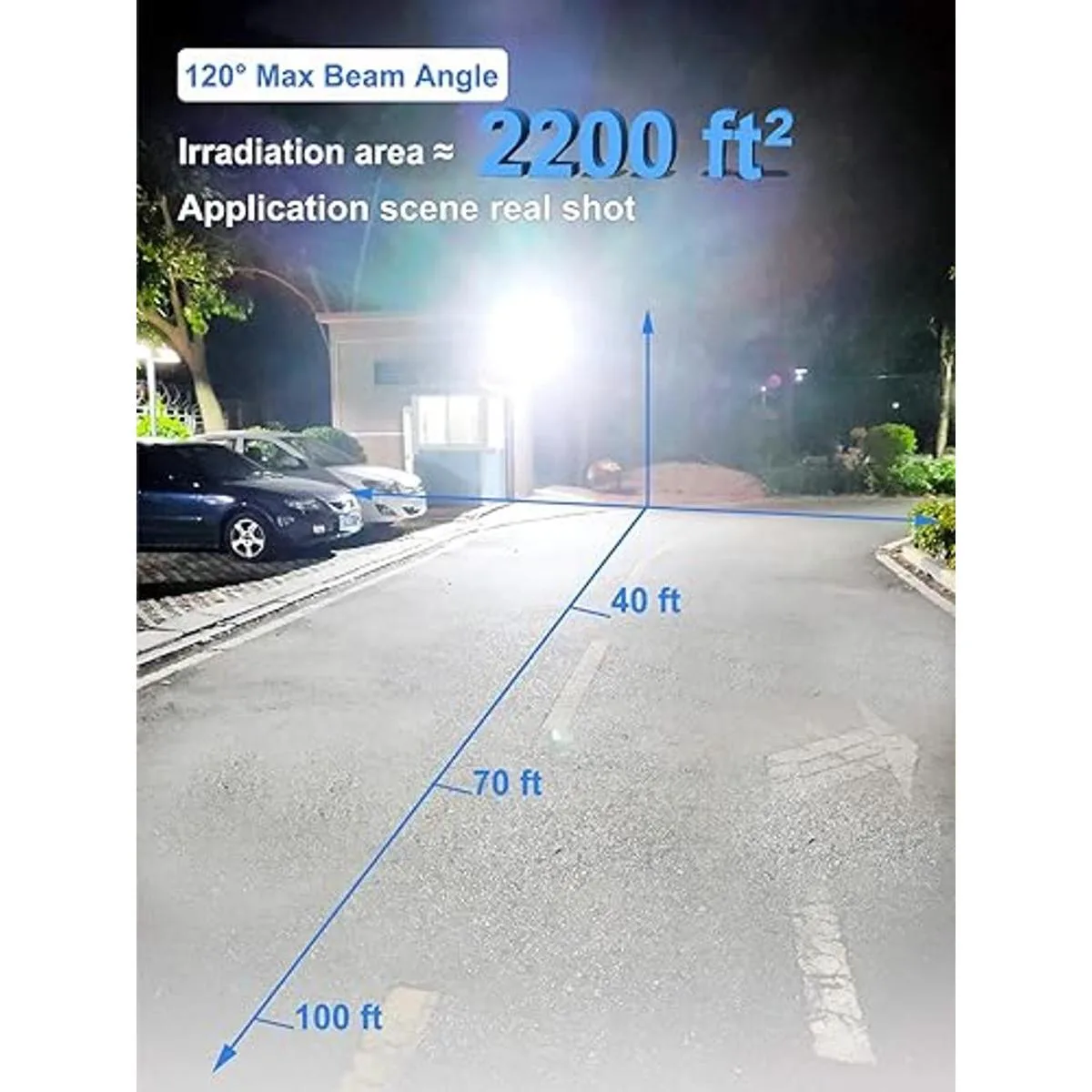 Hugging Luces de inundación LED de 100 W luces de estadio_3